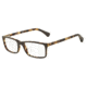 Armani EA3043 Single Vision Prescription Eyeglasses 5270-52 - Top Brown/Matte Havana Frame