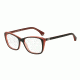 Armani EA3083 Eyeglass Frames 5514-52 - Top Black/opal Coral/coral Tr Frame