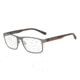 Armani Exchange AX1024 Single Vision Prescription Eyeglasses 6017-54 - Matte Gunmetal Frame
