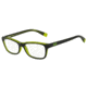 Armani Exchange AX3019 Single Vision Prescription Eyeglasses 8154-52 - Dk Purple/green Transparent Frame