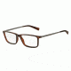 Armani Exchange AX3027 Single Vision Prescription Eyeglasses 8029-55 - Matte Tortoise Frame