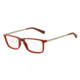 Armani Exchange AX3027 Single Vision Prescription Eyeglasses 8169-55 - Matte Cardinal Red Frame