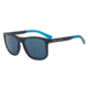Armani Exchange AX4049S Sunglasses 818380-57 - Matte Blue Frame, Blue Lenses
