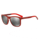 Armani Exchange AX4049S Sunglasses 81846G-57 - Matte Tango Red Frame, Grey Mirror Silver Lenses