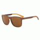Armani Exchange AX4049SF Sunglasses 818513-57 - Matte Champagne Frame, Brown Gradient Lenses