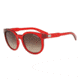 Armani Exchange AX4057SF Sunglasses 820913-55 - Transparent Watermelon Frame, Brown Gradient Lenses