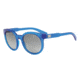 Armani Exchange AX4057SF Sunglasses 821011-55 - Transparent Light Blue Frame, Grey Gradient Lenses