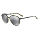 Armani Exchange AX4069SF Single Vision Prescription Sunglasses AX4069SF-82426G-57 - Lens Diameter 57 mm, Frame Color Transparent Army Green