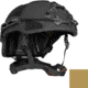 ArmorSource Aire EX Rifle Resistant High Protection Fully Loaded Assault Helmet, High Cut, Coyote Brown, Medium, 600MHCCBSU3LR3KV2