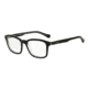 Arnette INPUT AN7099 Eyeglass Frames 1019-53 - Gloss Black On Clear Frame