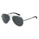 Arnette Trooper Sunglasses, Satin Silver Frame, Polarized Grey Lens AN3065-06