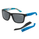 Arnette Witch Doctor Bifocal Prescription Sunglasses, Fuzzy Black/Aloha Frame, Grey Lens-AN4177-11BI