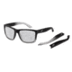 Arnette Witch Doctor Bifocal Prescription Sunglasses, Fuzzy Black Fade Frame, Chrome Mirror Lens-AN4177-18BI