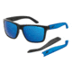Arnette Witch Doctor Bifocal Prescription Sunglasses, Gloss Black/Gummy Blueberry Frame, Blue Mirror Lens-AN4177-14BI