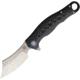 Artisan Cutlery Framelock Folding Knife, 4.5in Closed, 2.5in Satin S35Vn SS Blade, Carbon Fiber Handle With Black Titanium Back Handle, Finger Ring, Pocket Clip, Metal Tin, Black Nylon Zippered Storage Case, 1828G-BKS