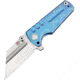 Artisan Cutlery Proponent Framelock Folding Knife, Proponent Framelock, 5in Closed, 4in S35Vn SS Modified Tanto Blade, Blue Titanium Handle, 1820G-BUS
