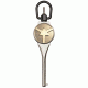 ASP G1 Logo Handcuff Key - Stainless - Custom Must Provide Logo - 56599