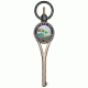 ASP G2 Logo Handcuff Key - Antique Brass - Custom Must Provide Logo - 57699