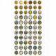 ASP Great Seal Logo Cap, Breakaway &amp; G2 Key, Brass 73615