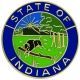 ASP State Seal Logo Cap, Brass - Indiana 54154