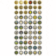 ASP State Seal Logo Leverage Cap &amp; G1 Key, Brass - Iowa 75455