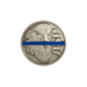 Aspgear Blue Line Challenge Coin, blue-line-challenge-coin