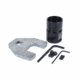 AT3 Tactical AR-15 Pro Quad Rail Free Float Handguard, Tungsten, 7in, AT3-QR-7-TG