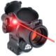 AT3 Tactical LEOS Red Dot Sight with Integrated Laser Sight &amp; Riser, Red Laser, AT3-LEOS