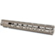 AT3 Tactical Pro Series Free Float Quad Rail AR15 Handguards, 15in Extended Rifle Length, FDE, AT3-QR-15-FDE