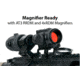 AT3 Tactical RCO Red Dot Sight, Circle Dot Reticle, Variable Riser Mounts, AT3-RCO