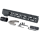 AT3 Tactical SPEAR M-LOK AR-15 Free Float Handguard, 12in Length, Tungsten, AT3-MLOK-12-TG