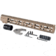 AT3 Tactical SPEAR M-Lok AR-15 Free Float Handguard, 15 in, FDE, AT3-MLOK-15-FDE