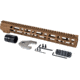 AT3 Tactical SPEAR M-LOK AR-15 Free Float Handguard, 15in Length, Burnt Bronze, AT3-MLOK-15-BB