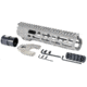 AT3 Tactical SPEAR M-LOK AR-15 Free Float Handguard, 9in Length, Titanium, AT3-MLOK-9-TI
