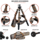 Athlon Optics Midas CF36 36mm Tube Carbon Fiber Tripod, Black/Tan, 706006