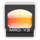 Atibal MRD V3 Red Dot Sight - Reflex, 3 MOA Dot, Matte Black, 49MM, AT-MRD-V3