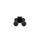 Atlas Bipods Standard Two Screw 1913 Rail Clamp Bipod, Black, BT10