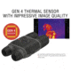 ATN Binox-4T 640-1-10x Thermal Binocular, Black / Grey, TIBNBX4641L