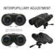 ATN Binox-4T 640-1-10x Thermal Binocular, Black / Grey, TIBNBX4641L