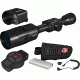 ATN X-Sight 4K Buckhunter Daytime Rifle Scope, 5-20x70mm, 30mm Tube, First Focal Plane, Multiple Reticles, Master Kit Battery Pack w/ X-Trac and Ballistic Laser, Black, DGWSXS5204KB-KIT2