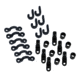 Attwood Marine Deck Hardware Assortment Kit - Black 49193