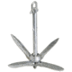 Attwood Marine Galvanized Grapnel Folding Anchor 3 Lbs., 3lbs., 11964-1