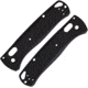 August Engineering Bugout 535 Handle Scales, Black, Starburst Pattern, Aluminum, AE-1103-BLK