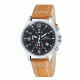 AVI-8 Hawker Harrier II Watch Japan Quartz Chronograph with Date, Black/Tan, AV-4001-02