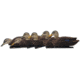 Avian X Top Flight Duck Decoy, Flocked Black Duck Floater, 6 pk, AVX-AVX8075