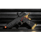 AW Custom HX26 Match King Compact Hi-CAPA Gas Blowback Airsoft Pistols, Black/Red/Gold, AW-HX2601