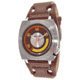 Axcent Submarine Watch, Brown Strap, Brown Face, Yellow Dial X15001-736