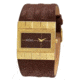 Axcent Bump Watch, Brown Strap, Brown Face, Gold Hands X20008-736