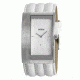 Axcent Curves Watch, White Strap, Silver Face, Silver Hands X56341-161