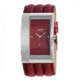Axcent Curves Watch, Red Strap, Red Face, Silver Hands X56341-868